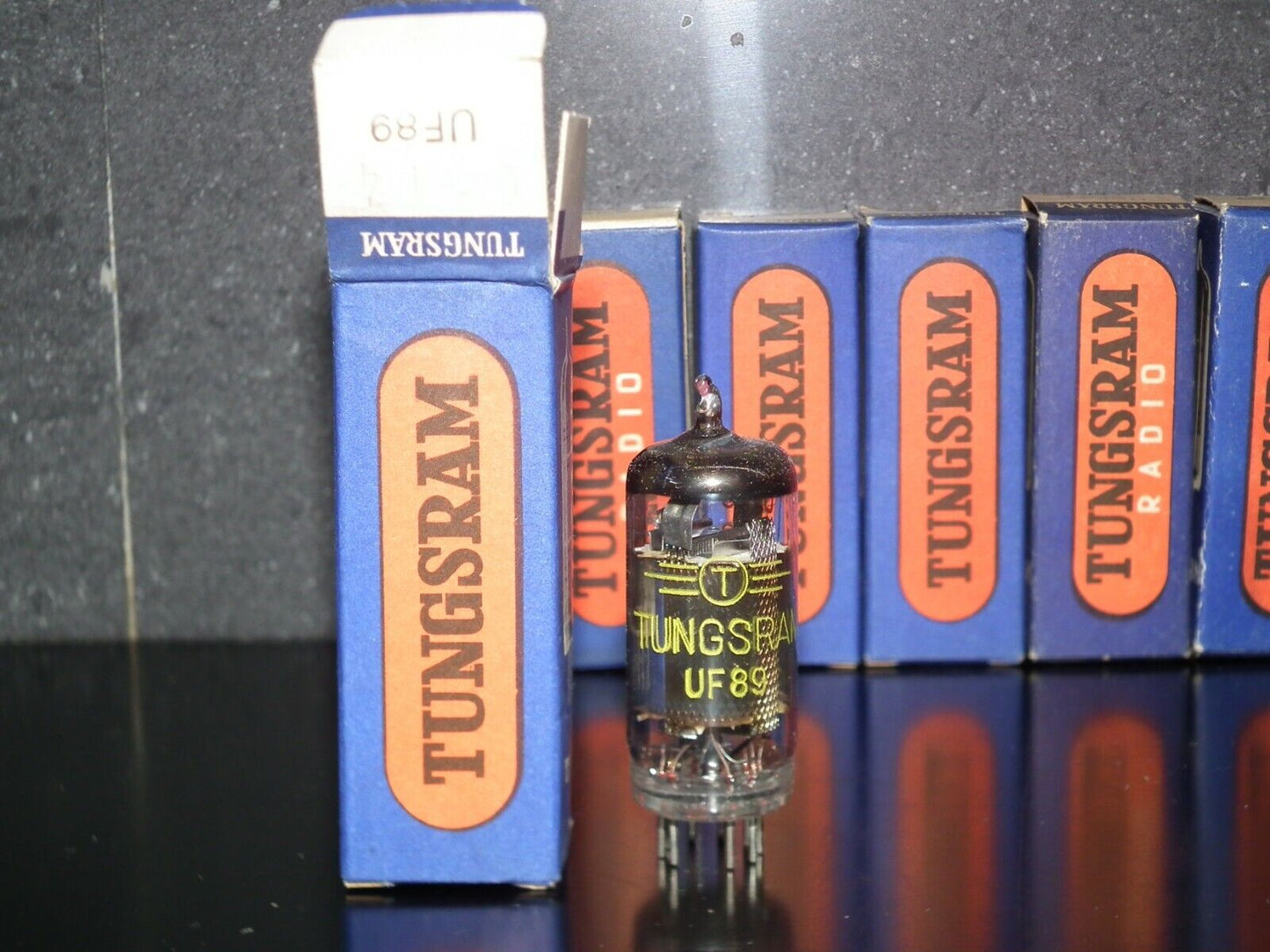 UF89 Tungsram Radio Receiver Tube NOS NIB Old Europe tube radio from 60s