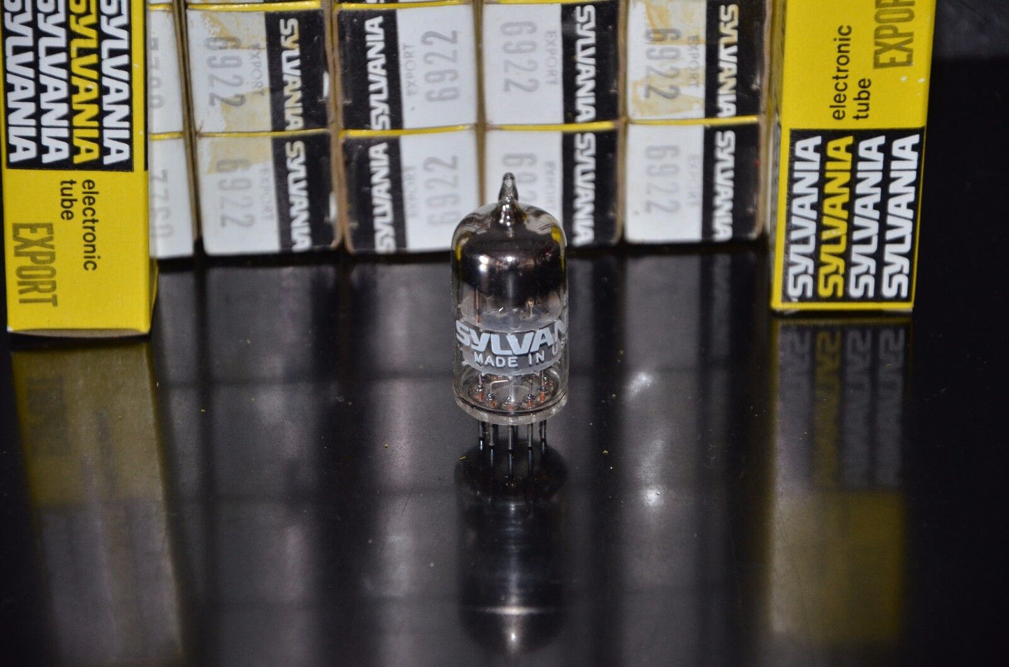 E88CC 6922 Sylvania NOS Low Noise tube (1 pcs) in original box USA