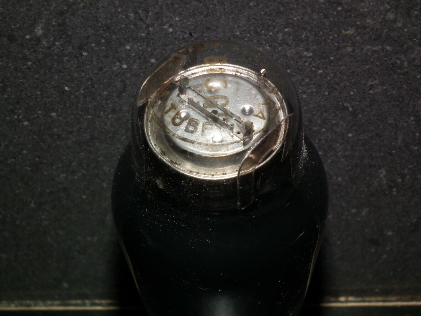 6J5G Tungsram UK NOS Barium Tube Black Coated