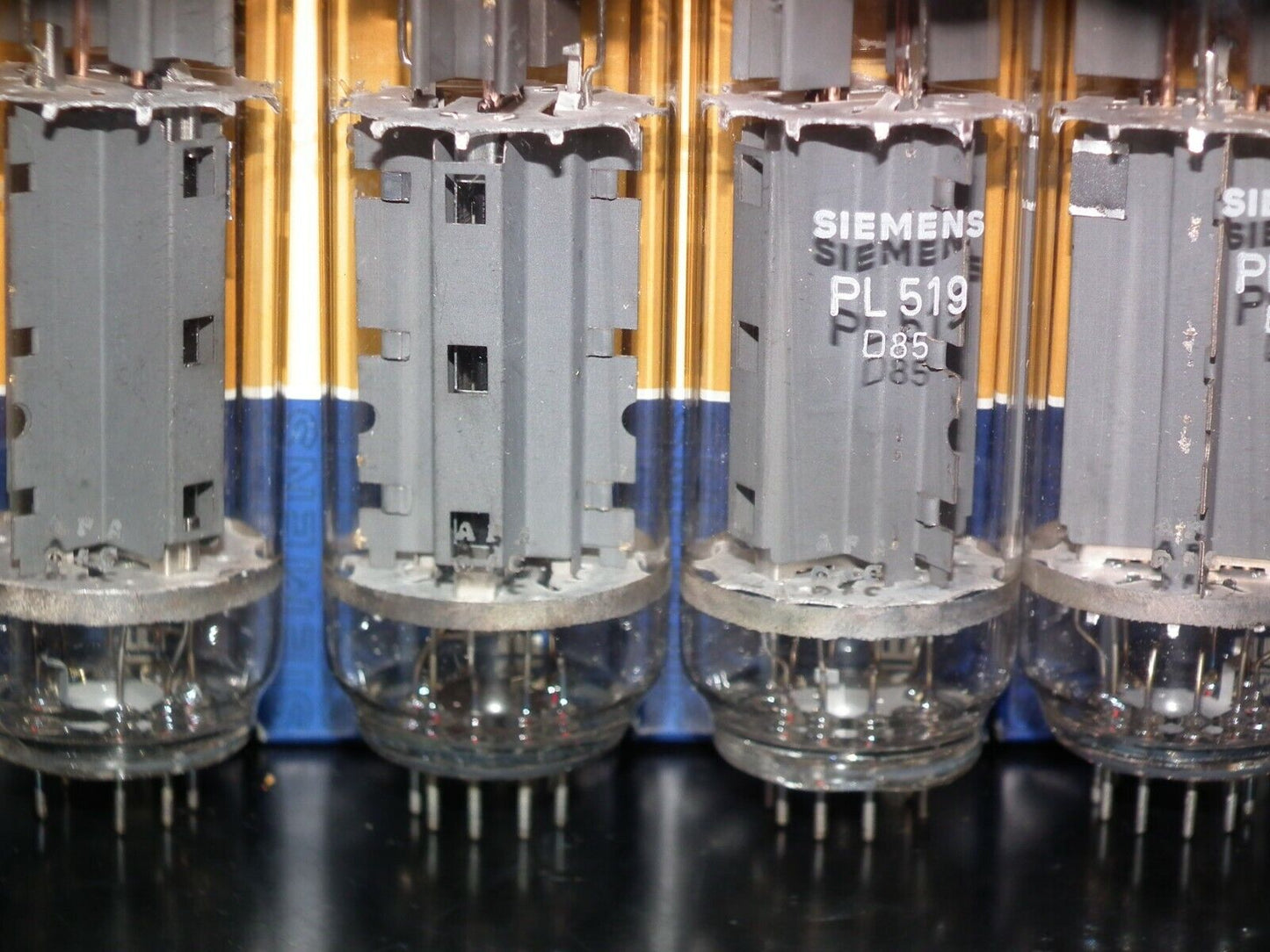 PL519 Siemens West Germany 40KG6 PLATINUM Matched QUAD EAR859 EAR861 Tested!!!