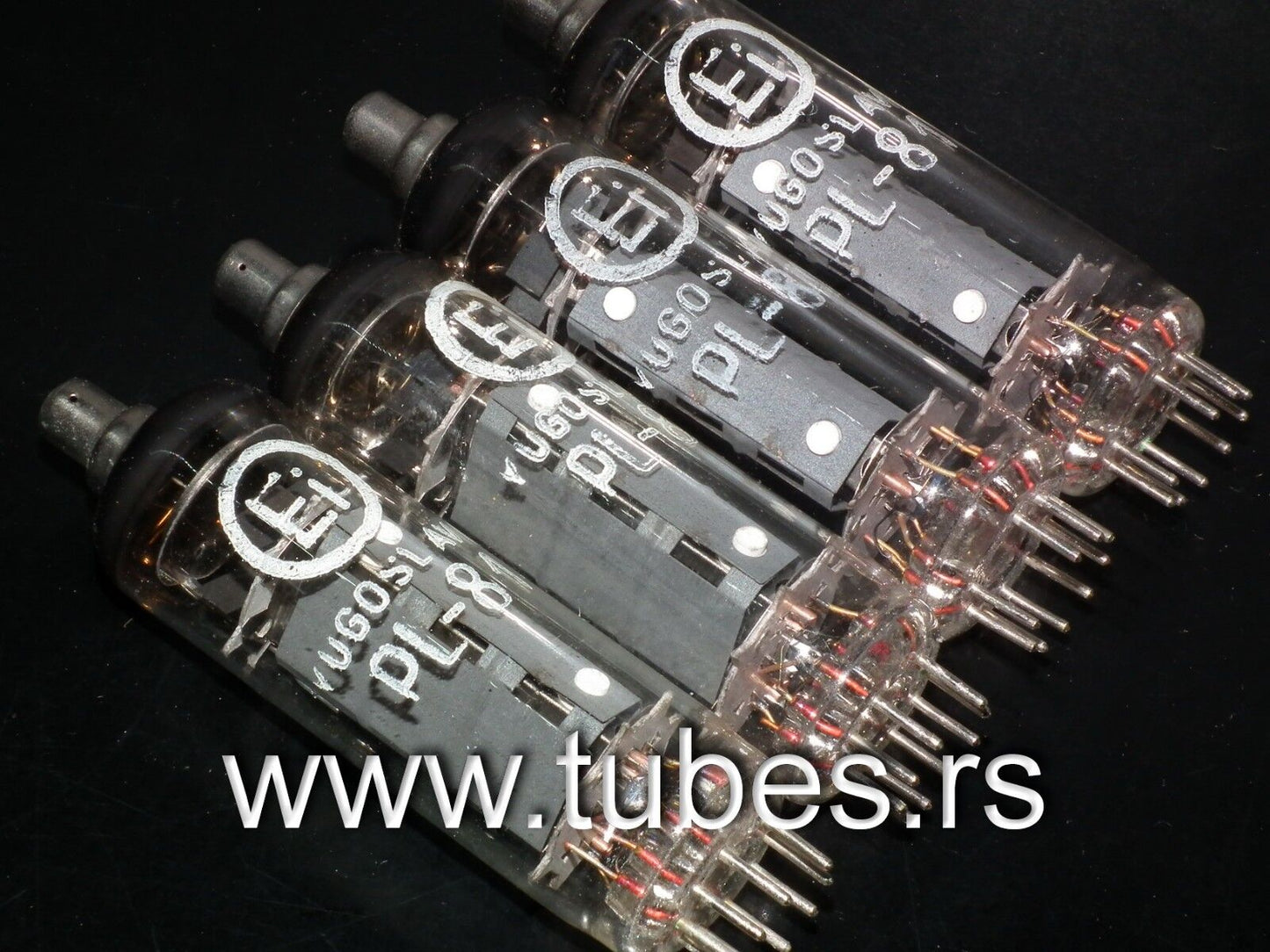 Platinum matched quad PL81 21A6 EI Philips NOS tube pentode N152