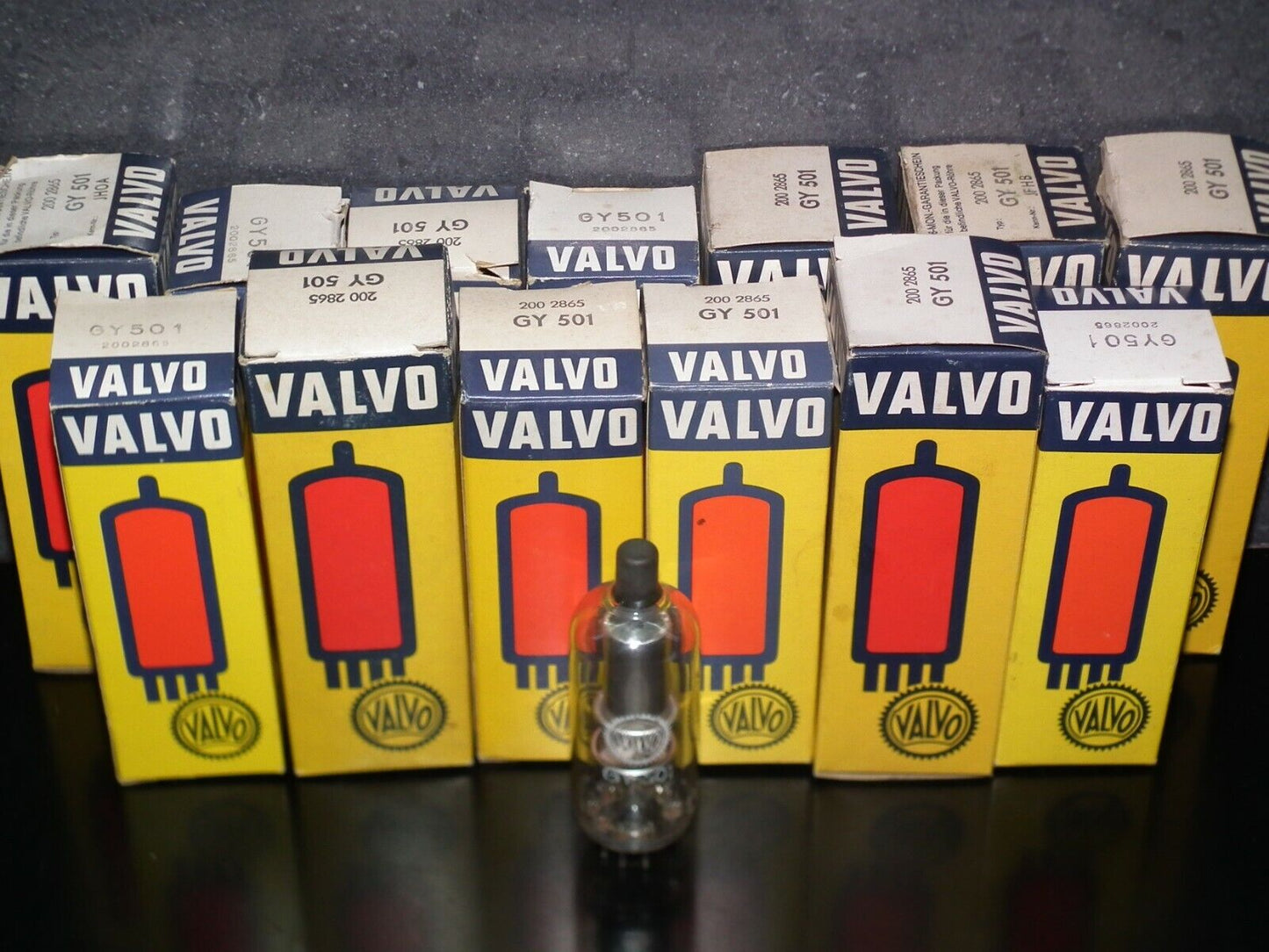 GY501 Valvo Hamburg NOS NIB 3BH2 Half wave rectifier made in West Germany