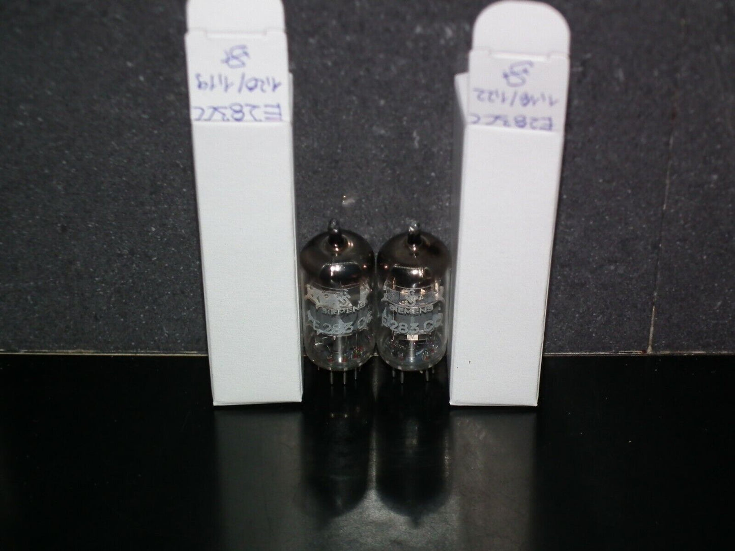 E283CC Siemens Platinum Matched Pair Pullouts NOS tested, balanced, low noise