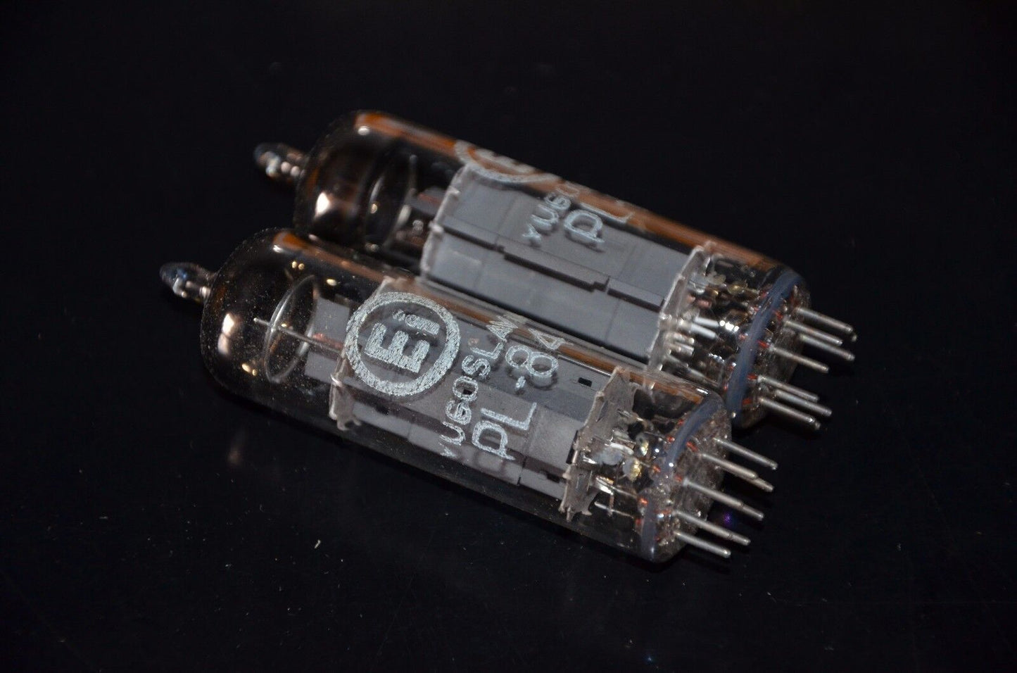 PL84 15CW5 EI Yugoslavia - NOS platinum matched pair (Philips licence)