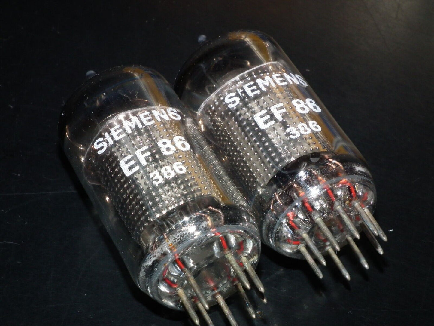 Platinum Matched Pair (2 pcs) EF86 Siemens NOS NIB 6267 Audio Pentodes Low Noise