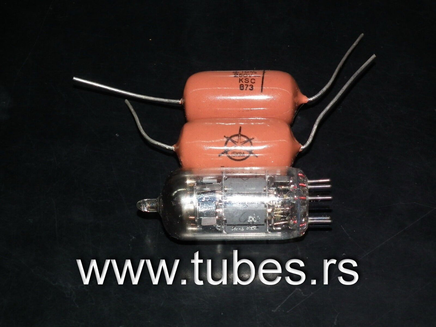 Two vintage capacitors 72000pF / 72nF / 0.072uF 250V ISKRA 1974 HI End Tube Amp
