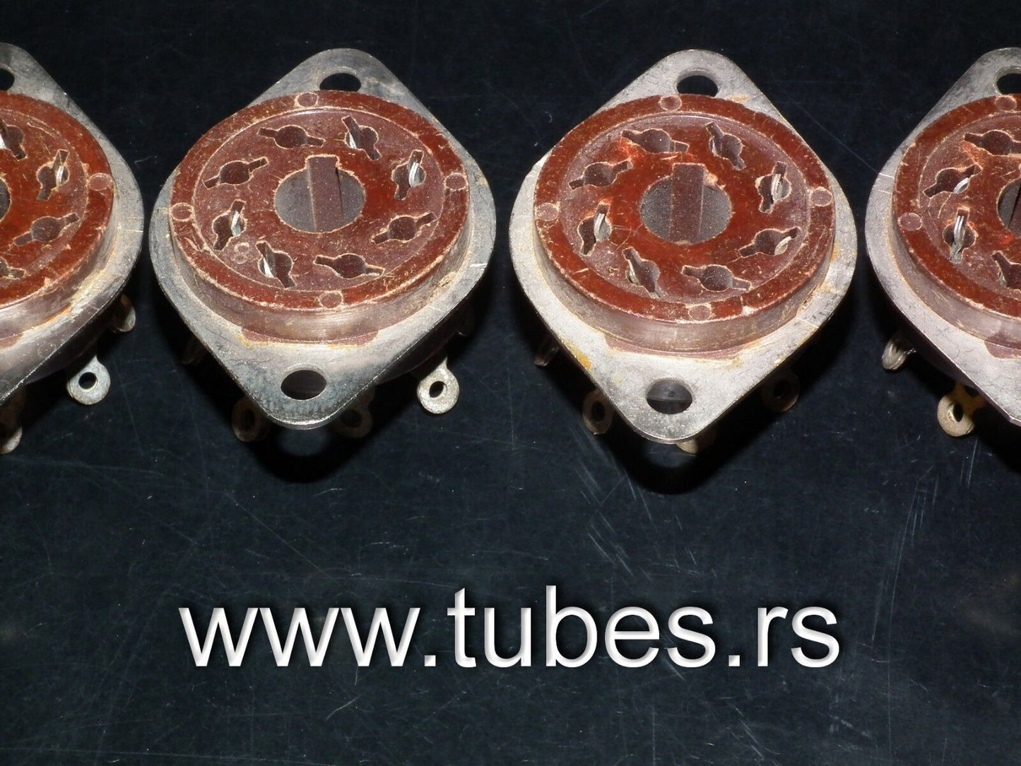 One VINTAGE NOS Octal Vacuum Tube Bakelite Socket EL34 GZ34 6SN7 West Germany 60