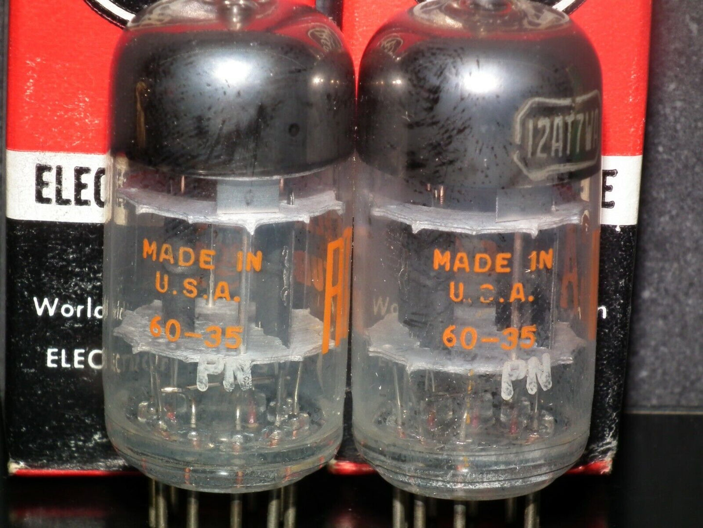 Platinum Matched Pair 6201 RCA 12AT7WA E81CC NOS NIB Premium type ECC81 12AT7