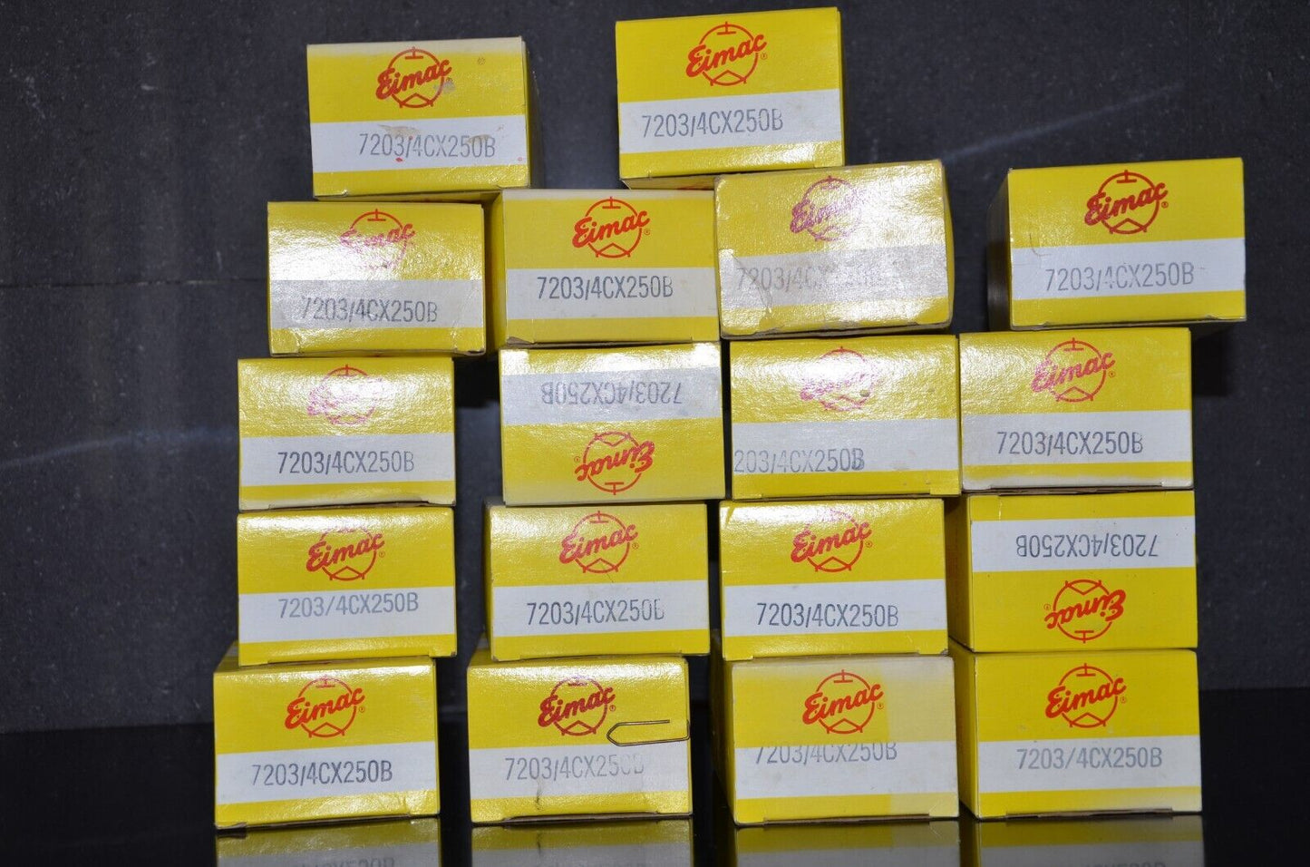 4CX250B Eimac NOS NIB 7203 Ham Broadcast Radio Output Power Tetrode