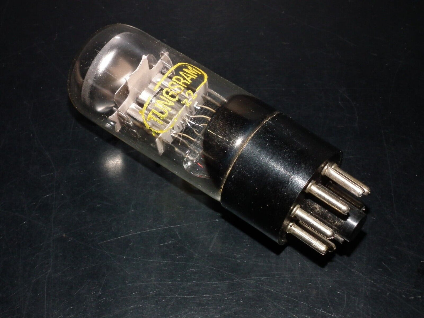 One (1 pcs) EM34 Tungsram Austria tuning eye tube , NOS in original wrap paper