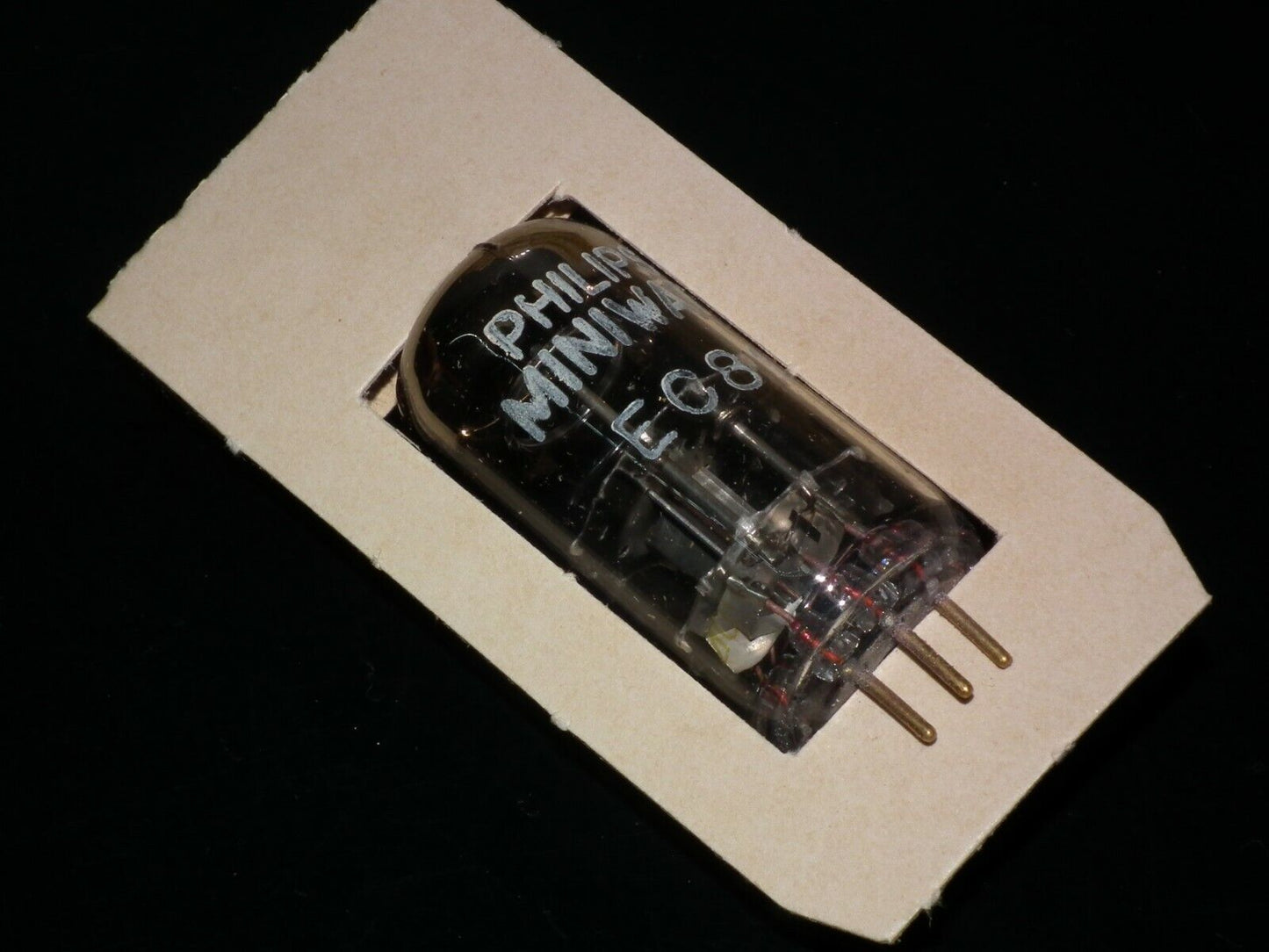 EC81 Philips NOS Low Noise Triode Delta Heerlen Code Early Version Code on Stem