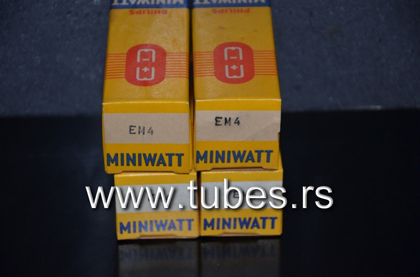 One (1 pcs) Philips EM4 tuning eye tube old type