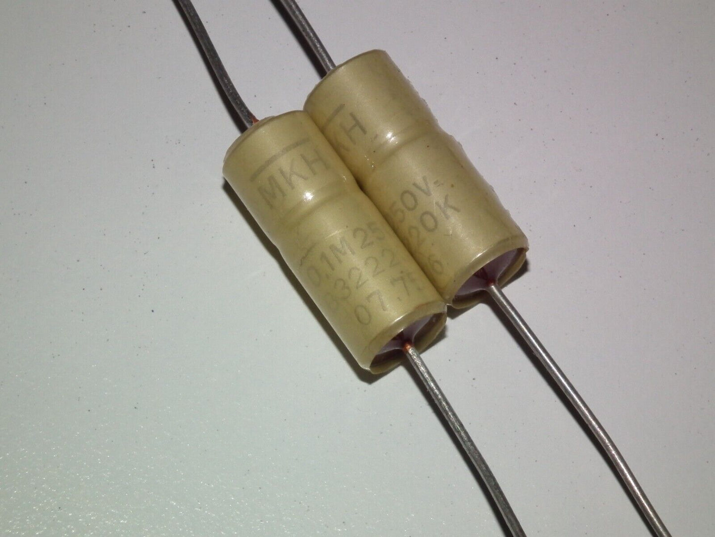 Two (2 pcs) Vintage NOS Capacitors Siemens MKH 0.1u 250V Klangfilm 100nF