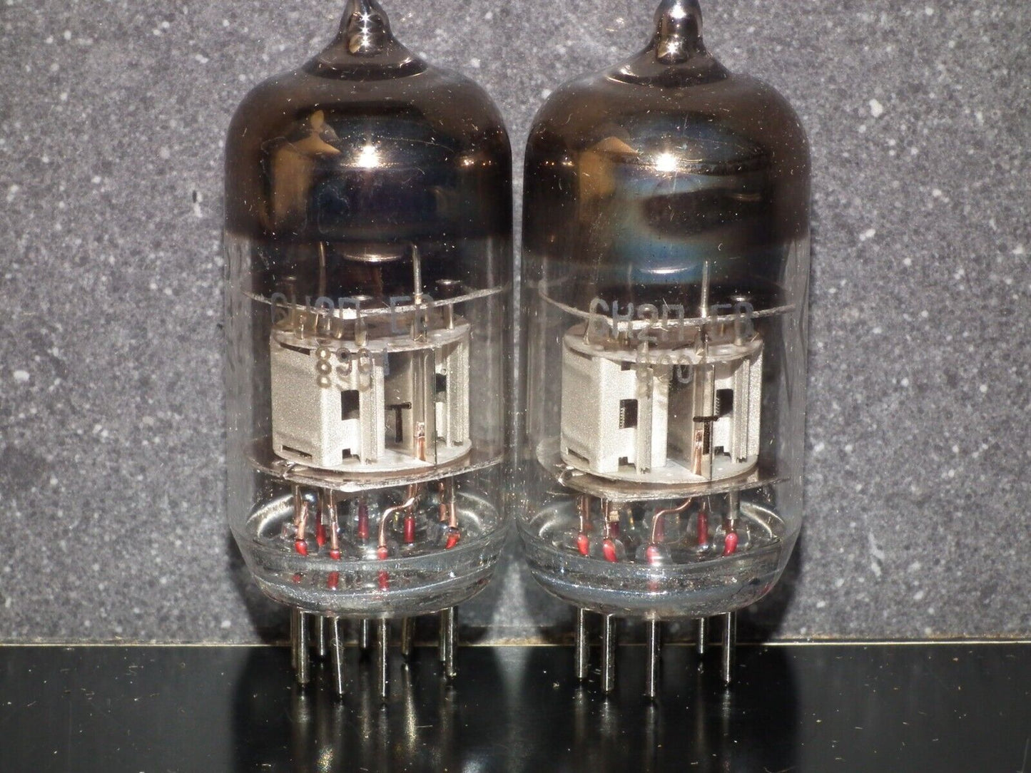 Platinum Matched pair 6N2P-EV Voskhod Rocket Kaluga NOS 1989 ~ ECC83 12AX7