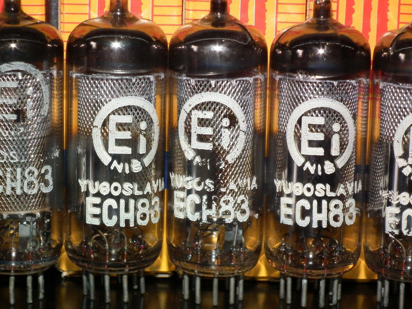 ECH83 EI Philips Yugoslavia 6DS8 CV2128 NOS NIB old type from early 70s