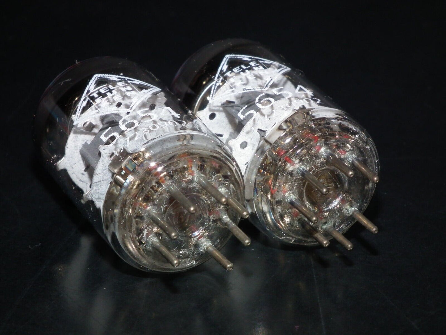 Platinum Matched Quad Telefunken 5654 6AK5 EF95 NOS NIB Ulm Diamond Bottom DB