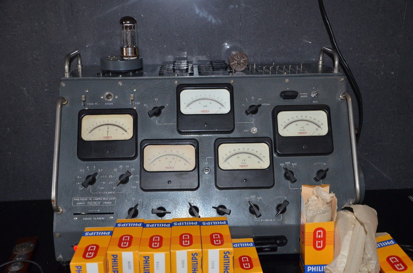 MULLARD 6080 6AS7 5998 Matched pair NOS, SPECIAL QUALITY (rebranded Philips)