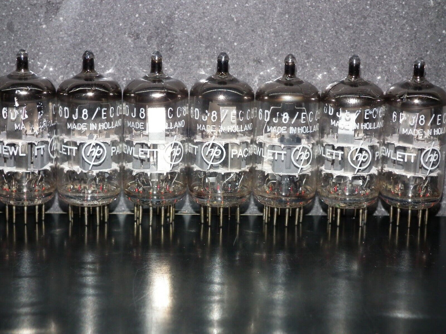 Platinum matched pair 6DJ8 HP Philips ECC88 Balanced sections, low noise