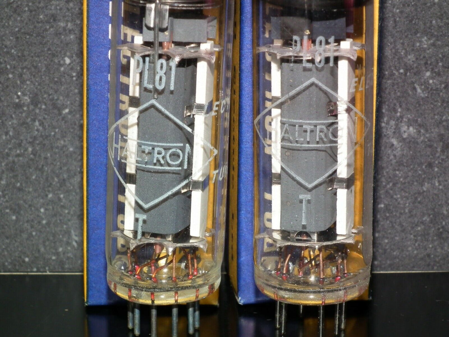 Platinum matched pair PL81 21A6 Haltron NOS tube pentode N152