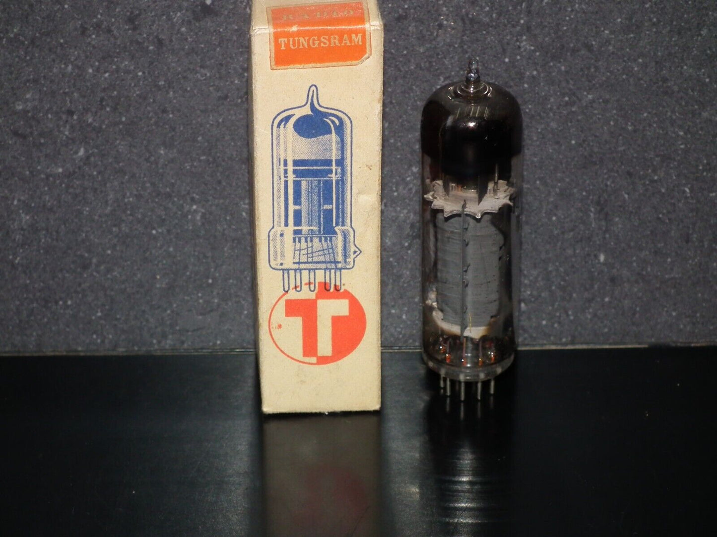 EL84 Tungsram 6BQ5 NOS NIB Rare Thick Getter Late 50s Made in Austria