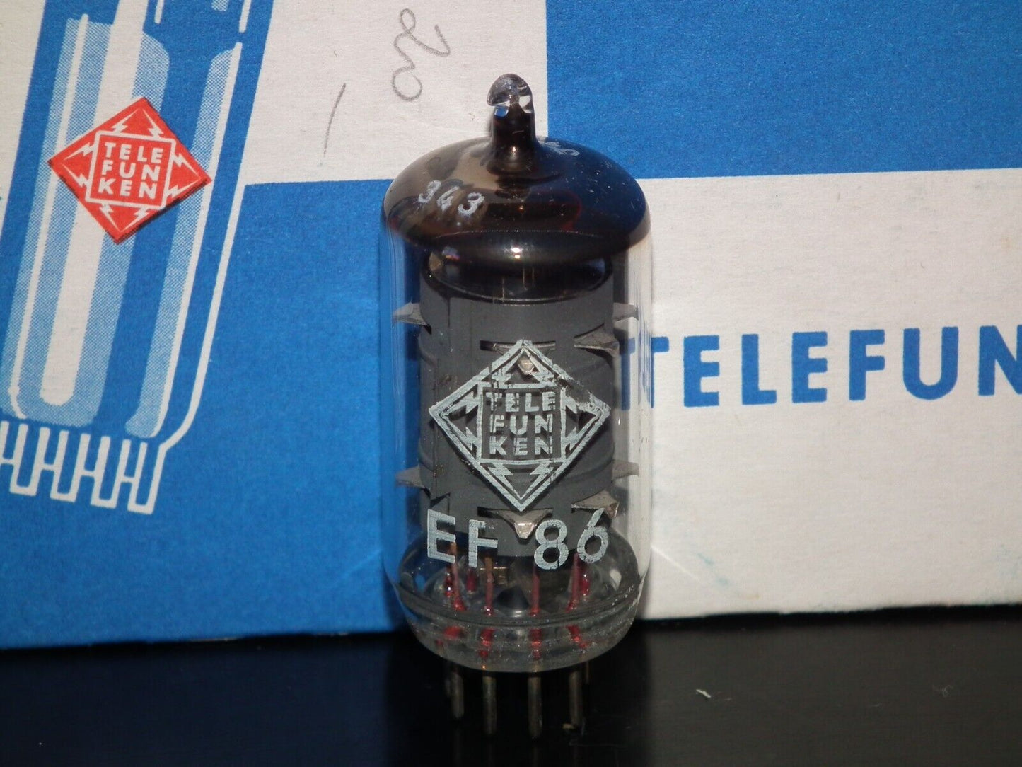 EF86 Telefunken NOS NIB Tested for low noise and microphonics made by Tungsram
