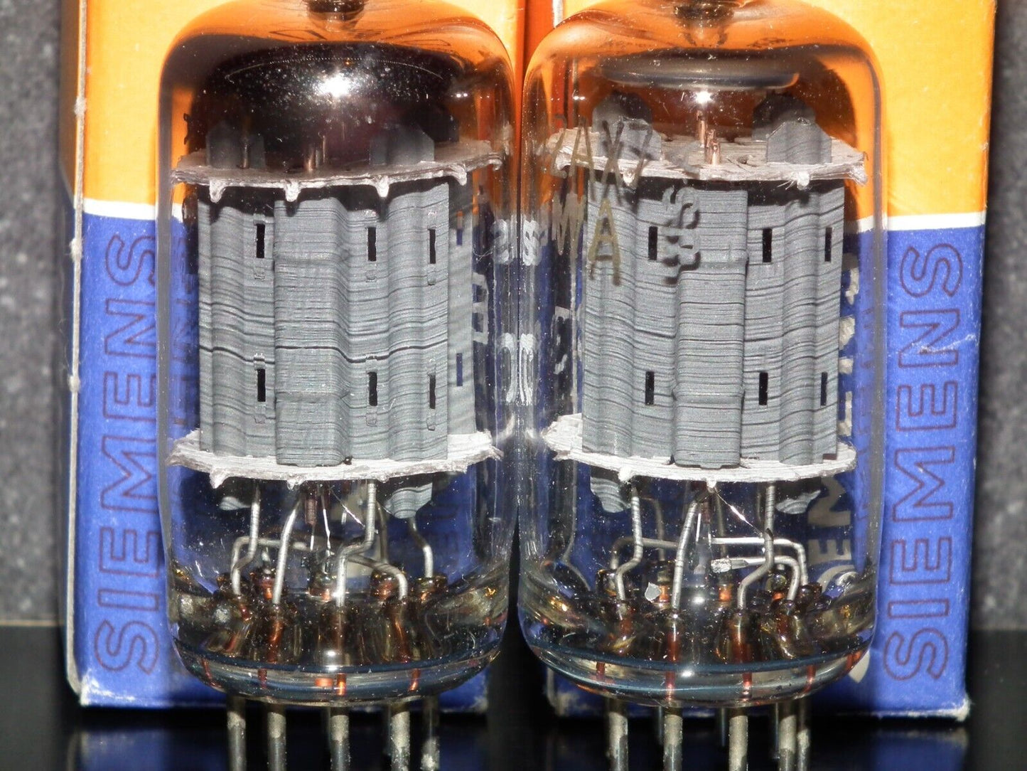 Platinum Matched Pair E83CC Siemens 6057 12AX7WA NOS NIB Strong Balanced