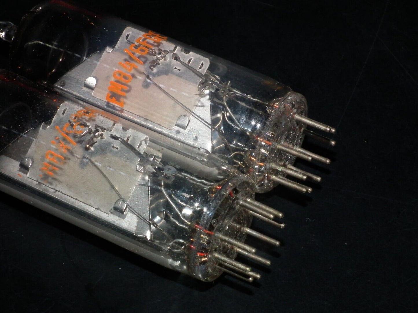 One (1 pcs) EM84 RCA 6FG6 NOS NIB Tuning Indicator Tube Magic Eye