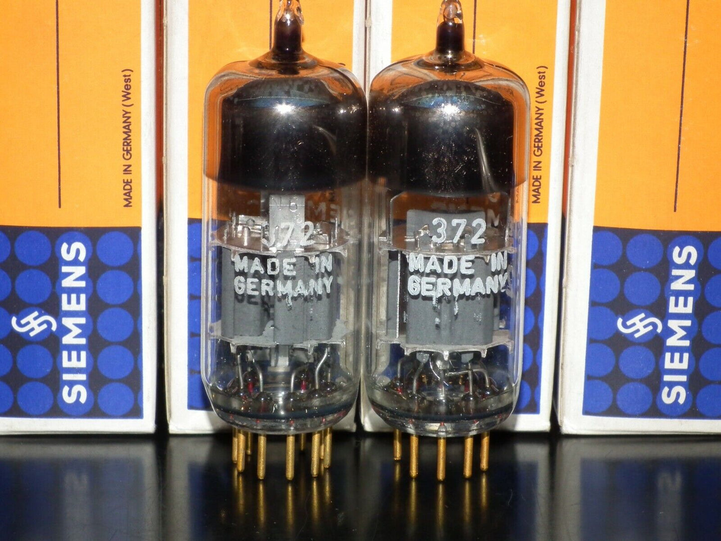 E288CC Siemens 8223 Platinum Matched Pair NOS NIB Munich Tube Plant