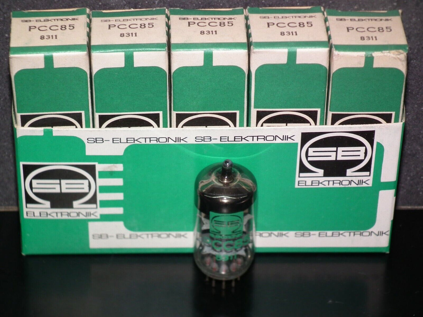 PCC85 SB Elektronik 9AQ8 NOS NIB Tested Made in West Germany GREEN LOGO