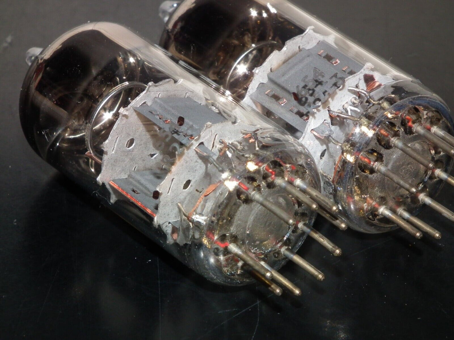 Platinum matched pair CV4024 Mullard Mitchum 12AT7WA E81CC ECC81 ECC801S