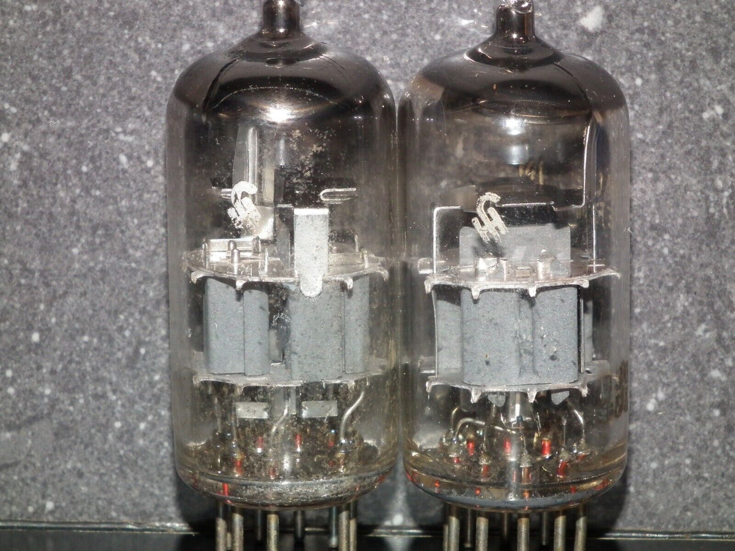 Matched pair PCC88 Siemens 7DJ8 GRAY SHIELD DUAL STAGE GETTER Used tested 90%