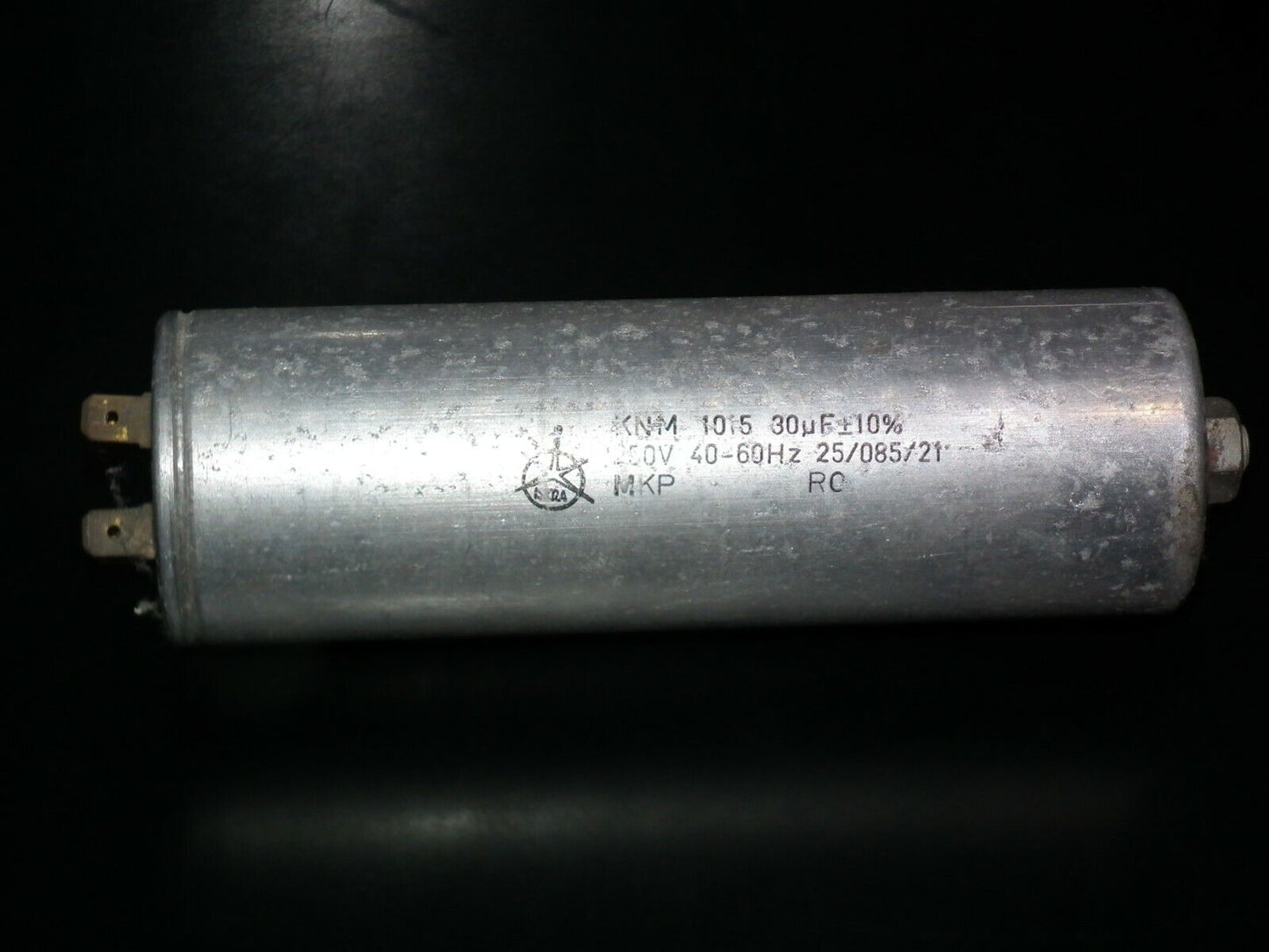 Iskra MKP Capacitor 30u 250V 30mfd, used, tested OK, Made in Yugoslavia