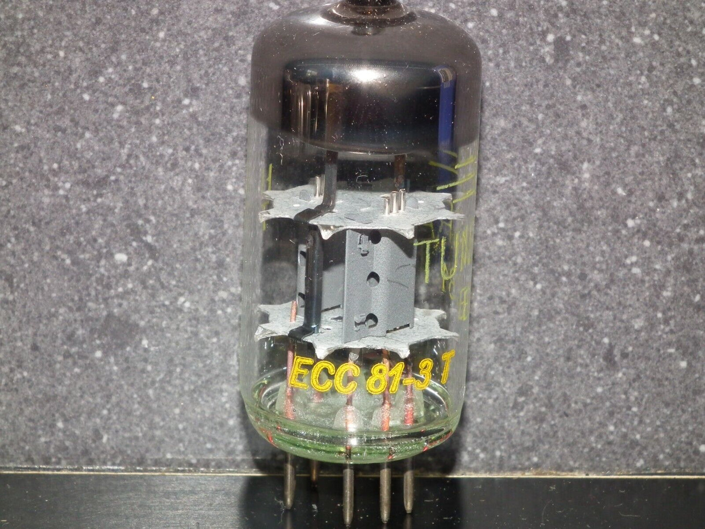 ECC81 Tungsram Old Type Big Ring Getter 12AT7 NOS NIB