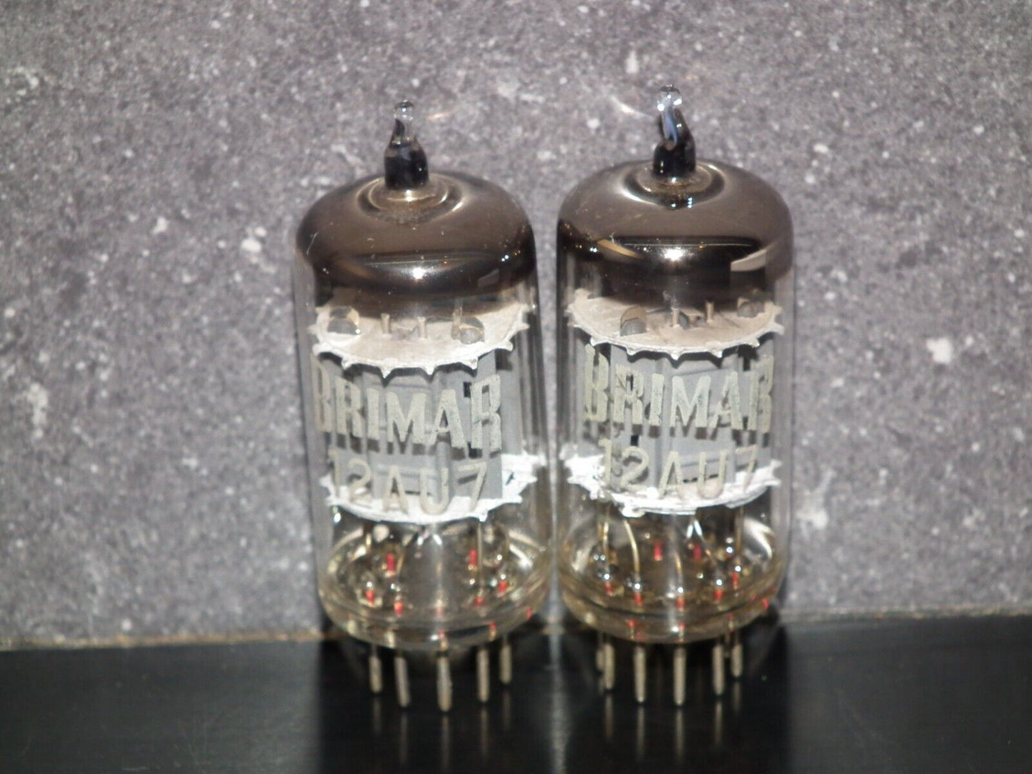 Matched Pair BRIMAR 12AU7 ECC82 Made In England Used 95%