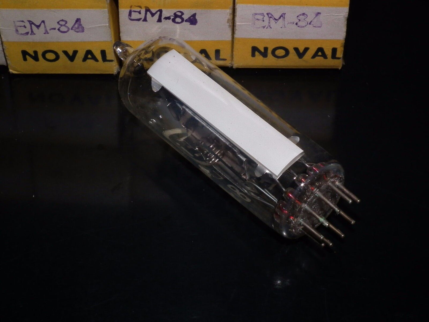 EM84 EI Philips Tuning Magic Eye Indicator Tube 6E3P 6FG6 CV5434 NOS NIB