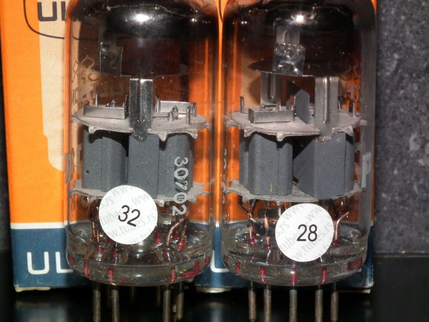 Platinum matched pair PCC189 7ES8 Ultron Tungsram very quiet, variable mu