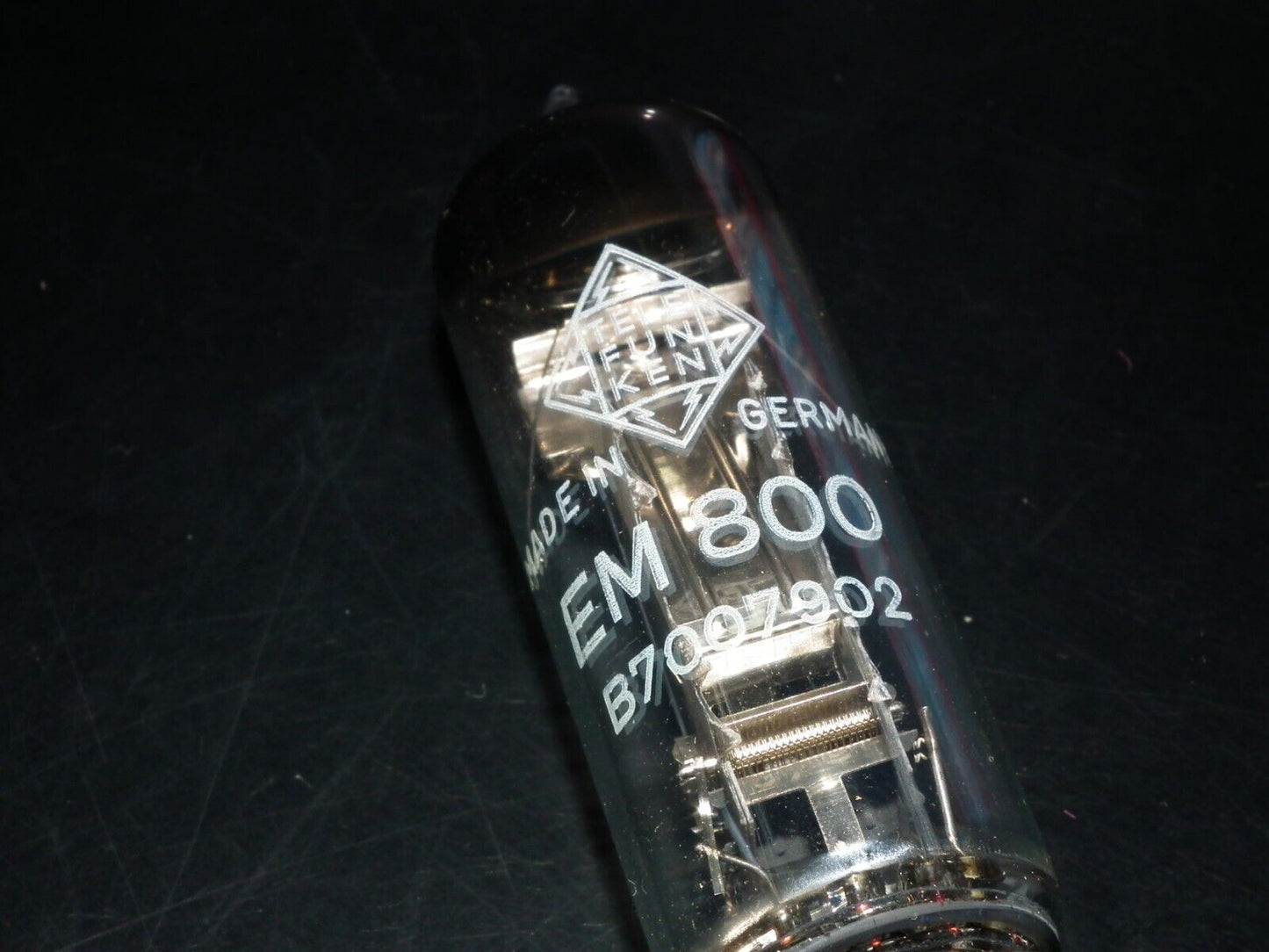 One(1 pcs) Telefunken EM800 NOS NIB Tuning Indicator Tube Magic Eye Diamond BTTM