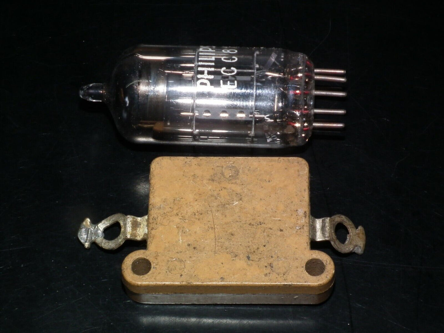 One vintage MICA capacitor 0.022uF 2400VDucati Italia 22nF 2.4KV Used Tested 100
