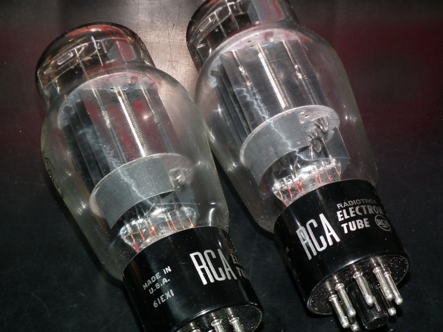 6AS7G RCA NOS NIB Platinum Matched Pair Coke Bottle The Same Codes 6080 ECC230