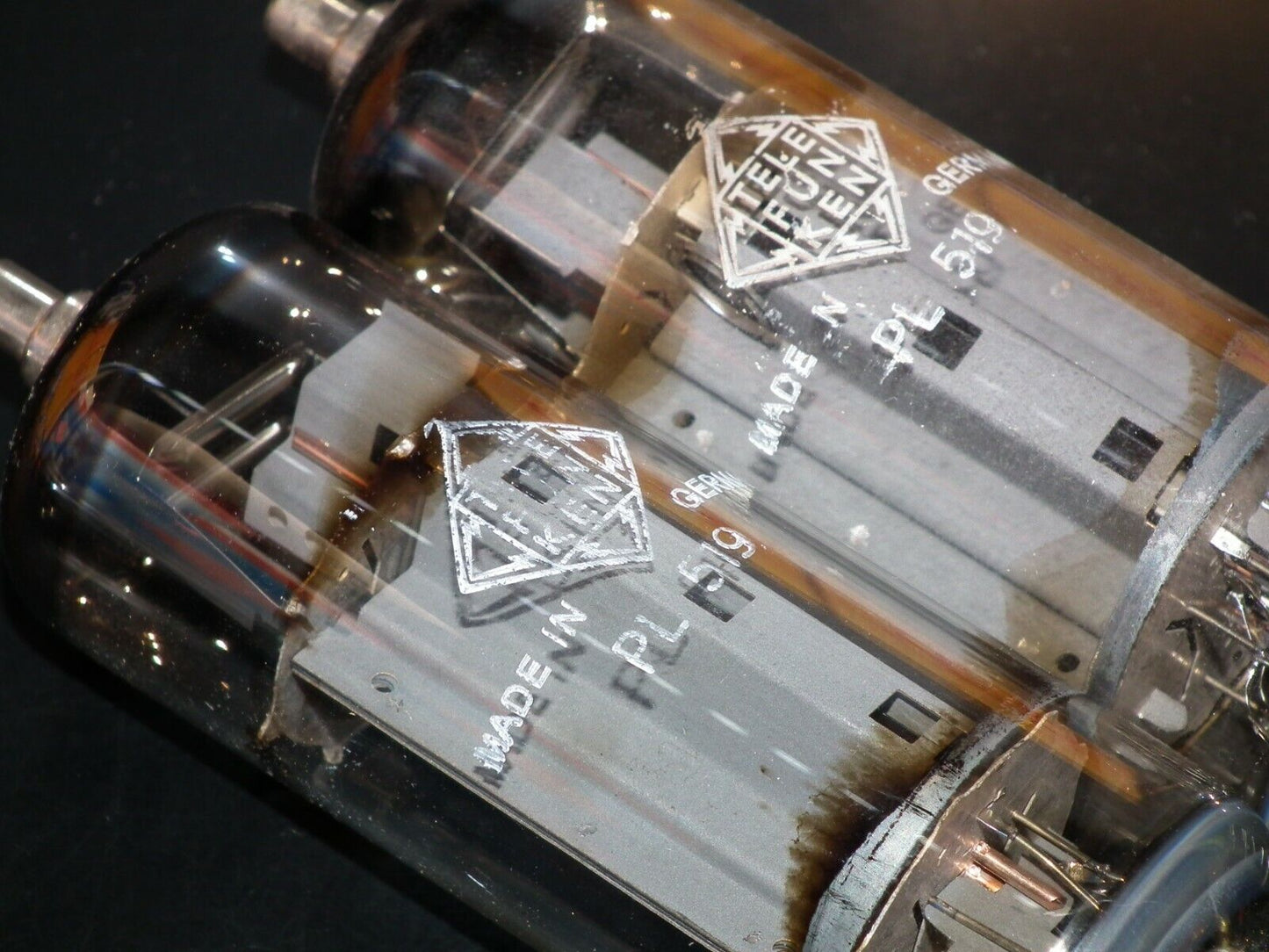 PL519 Telefunken 40KG6 PLATINUM Matched PAIR EAR859 EAR861 Used Tested NOS