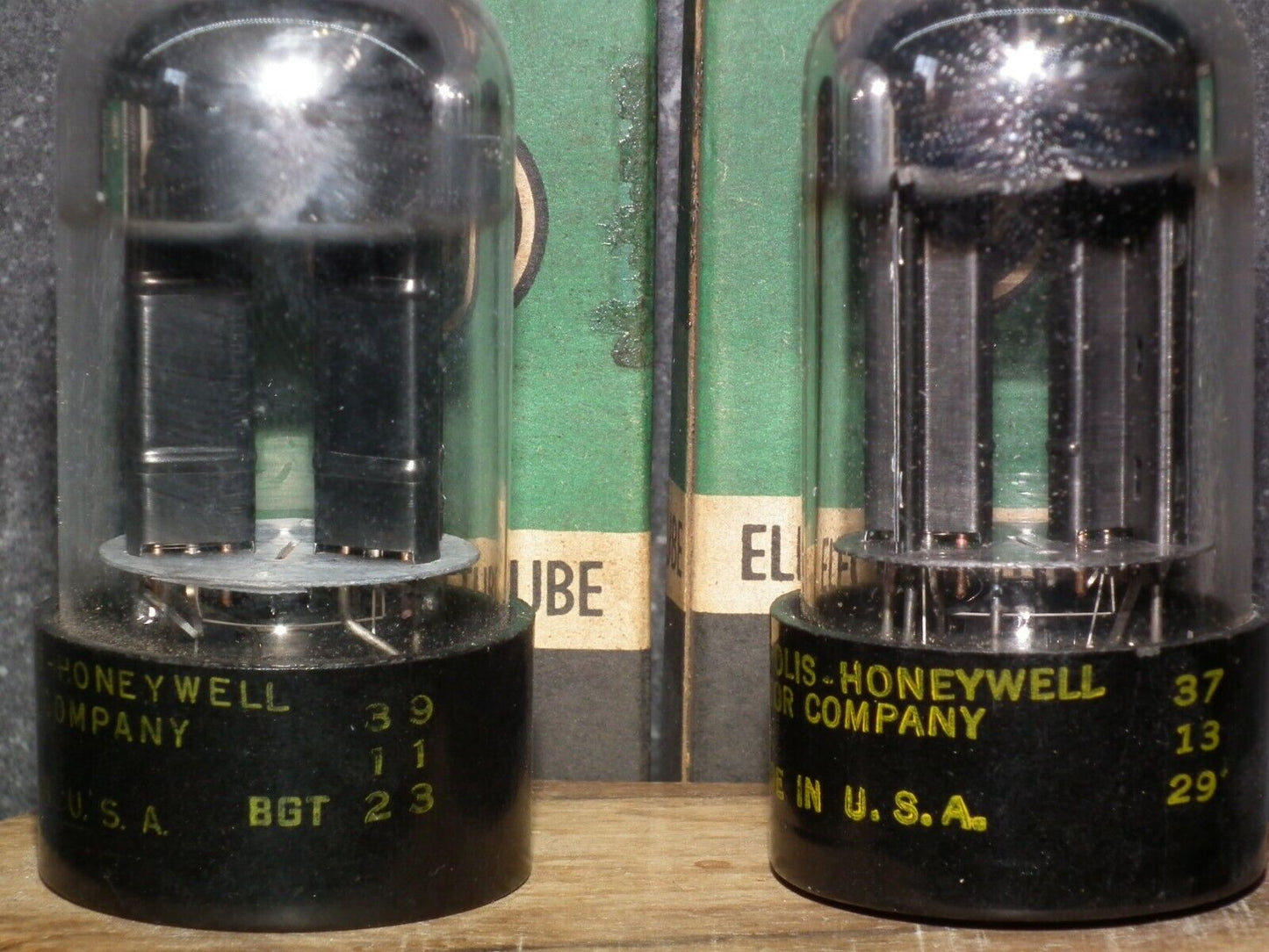 Matched Pair Sylvania Honeywell 12SN7GTA NOS NIB in original Standard boxes