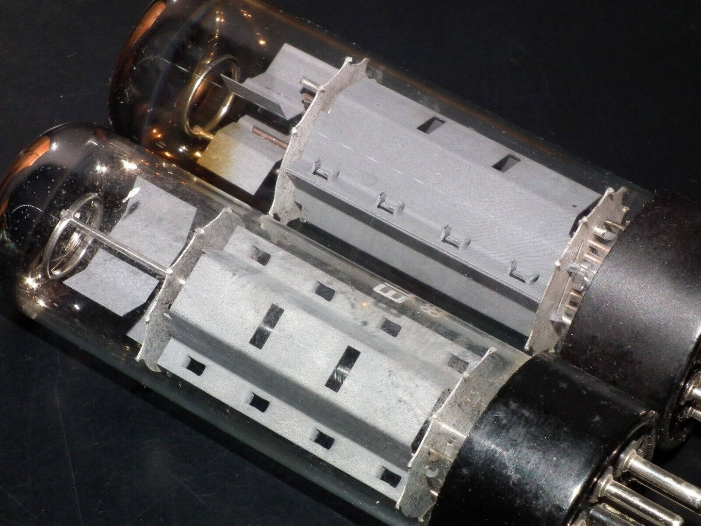 EL34 RFT Rebranded EGRO Platinum Matched Pair Germany 80s Tested NOS 90/100%