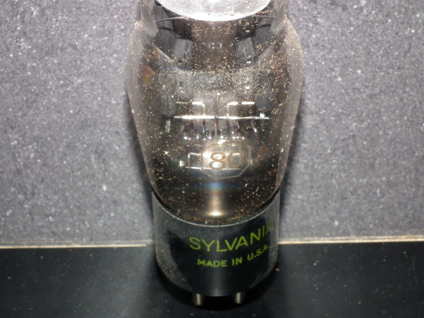 80 Sylvania Rectifier Black Anodes (Carbonized Nickel) NOS NIB