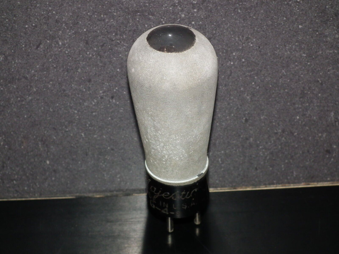 G-4-s Majestic Vacuum Tube Lead Coating Engraved Base