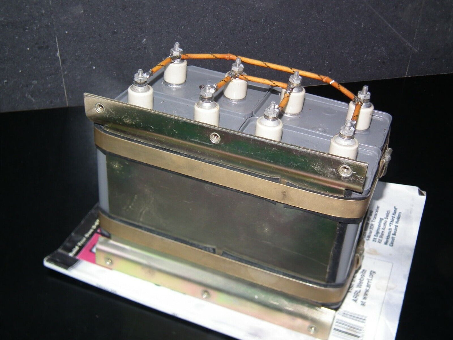 Plastic INC PIO Capacitor module 16 mfd 3000V NOS 4 x 4u 3KV 16u 3000V