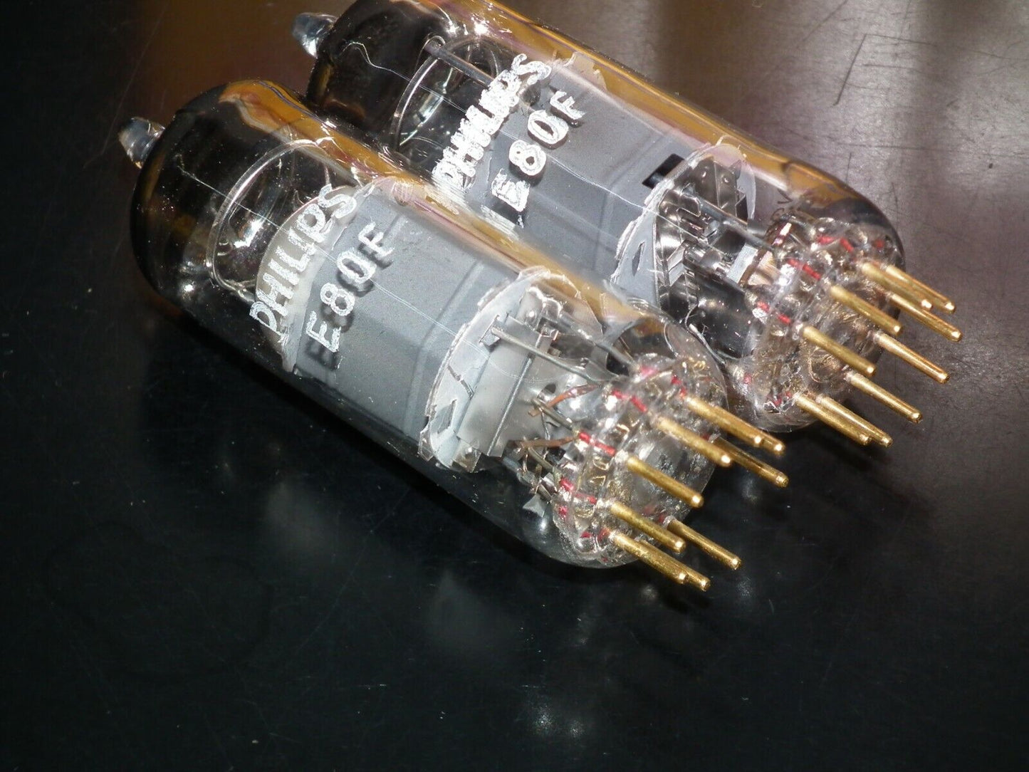 E80F Mullard 6084 Matched Pair NOS NIB EF86 sub Rebranded Philips Mitcham