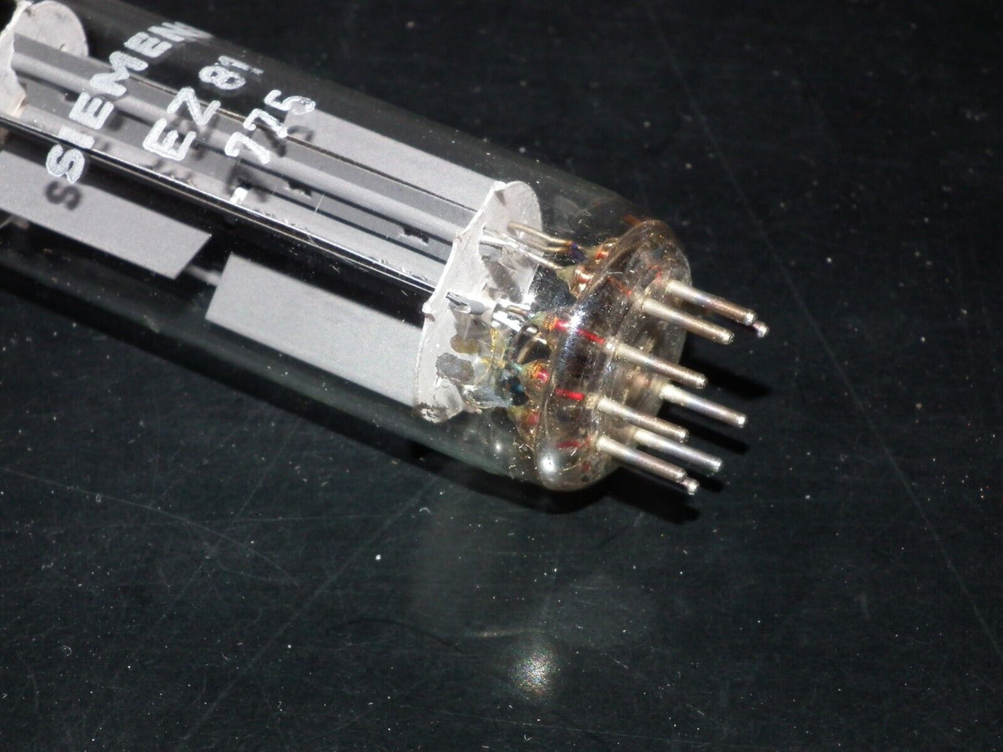 EZ81 Mullard 6CA4 NOS NIB Blackburn tube plant Rebranded Siemens