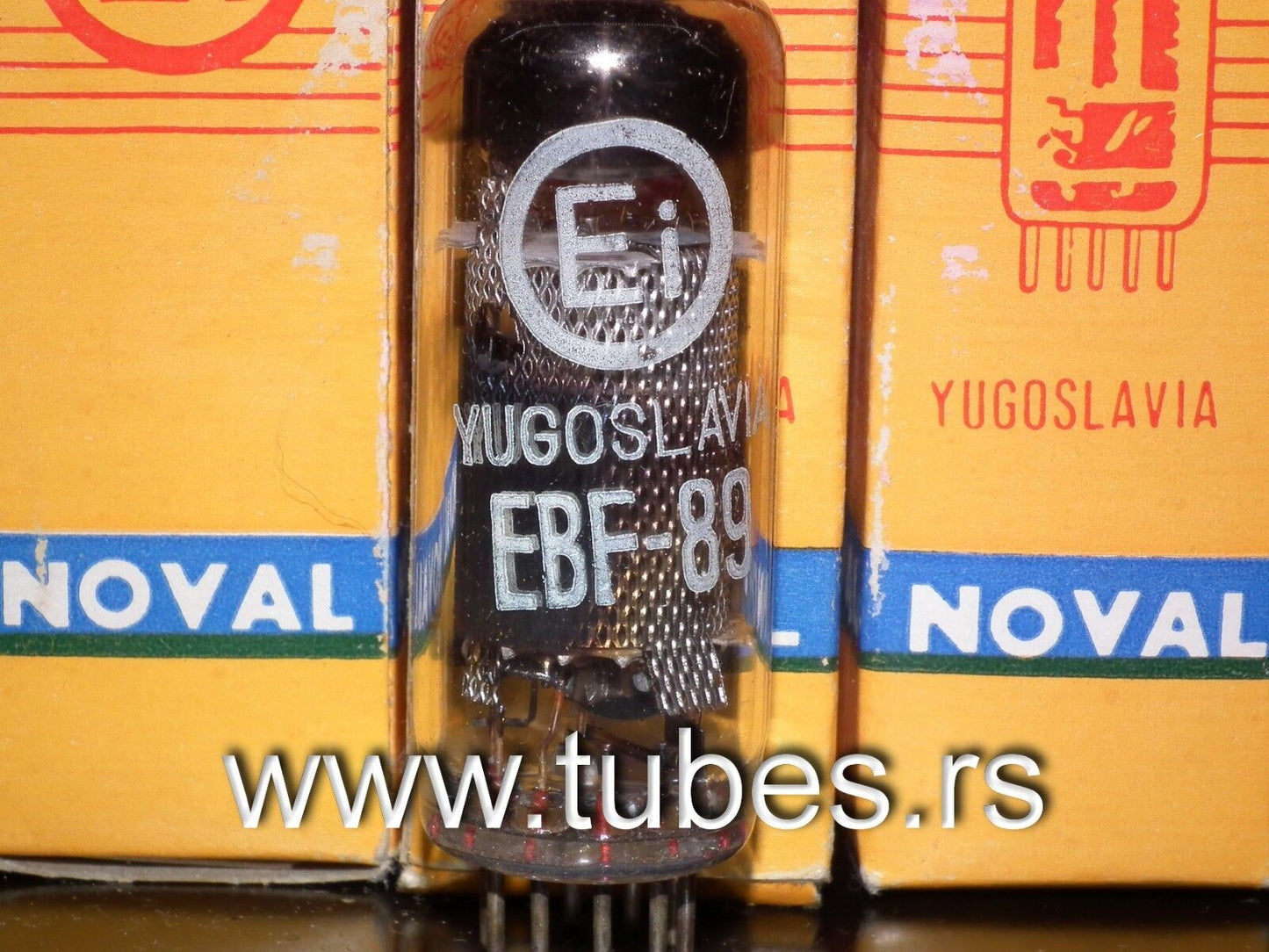 EBF89 EI Philips NOS NIB European Old Tube Receivers