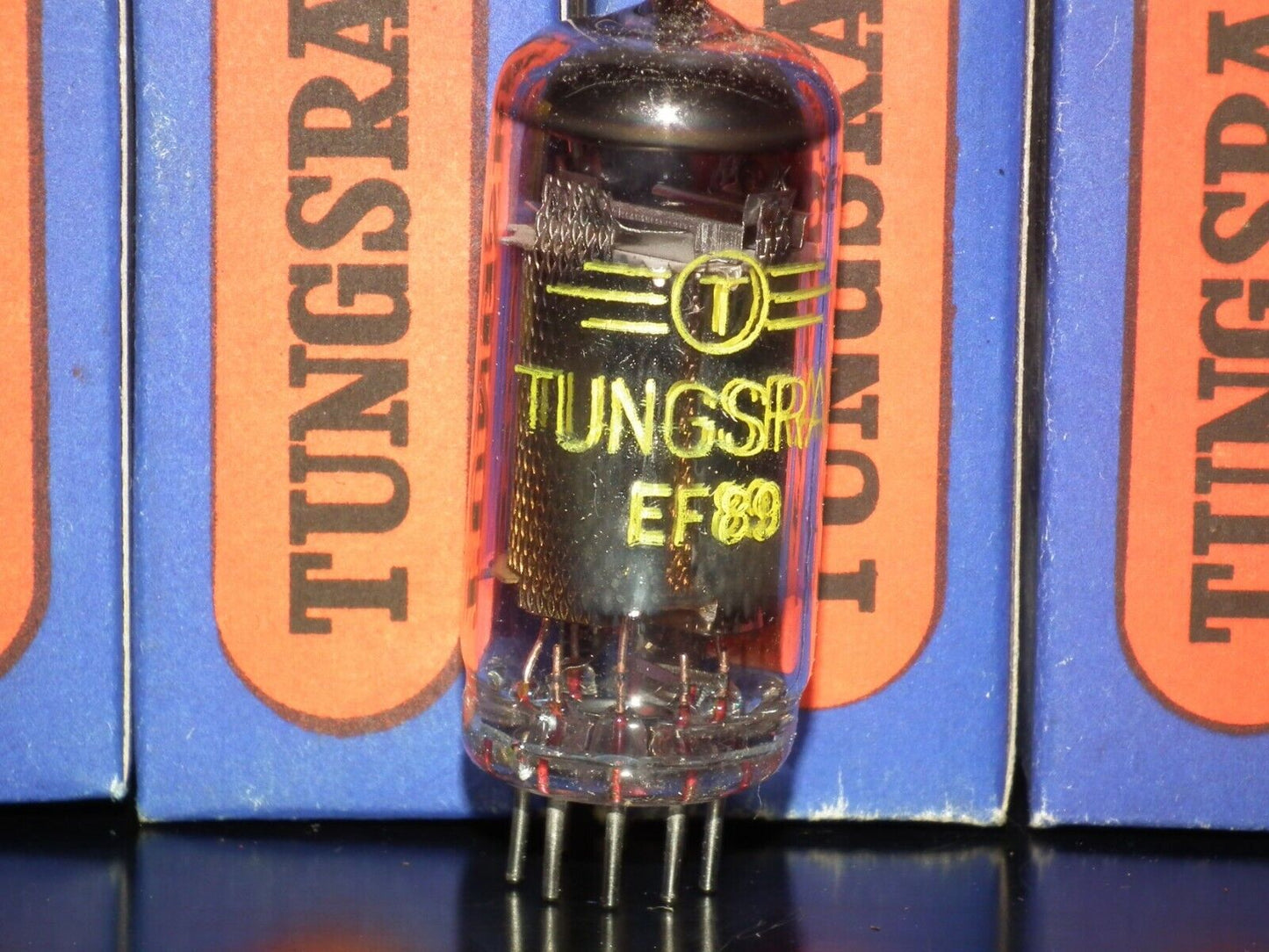 EF89 Tungsram 6DA6 Radio Receiver Tube NOS NIB Old Europe tube radio from 60s