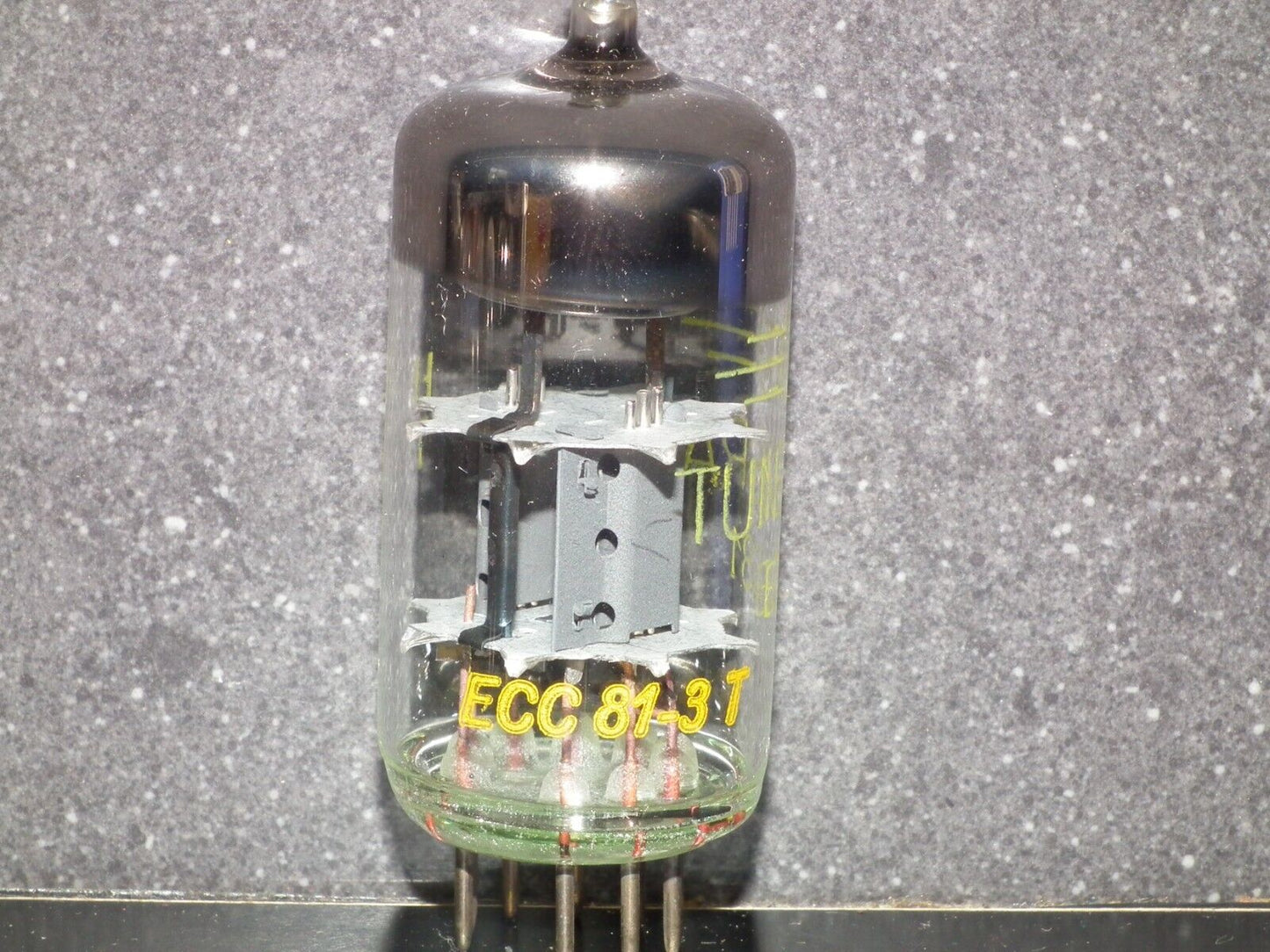 ECC81 Tungsram Old Type Big Ring Getter 12AT7 NOS NIB